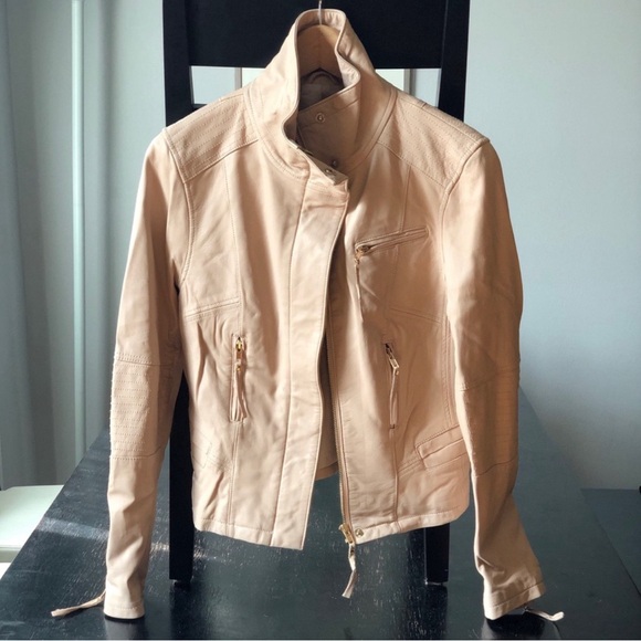 NWT Zara Leather Jacket - M - Picture 1 of 5